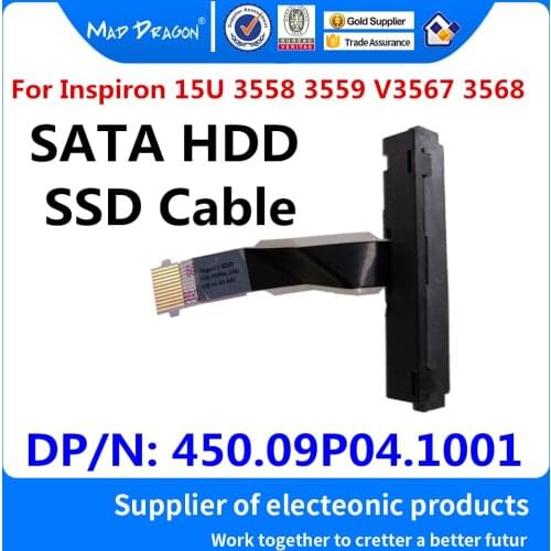 NEW original HDD Connector Flex Cable SATA Hard Drive SSD Adapter wire For Dell Inspiron 15U 3558 3559 V3567 3568 450.09P04.1001