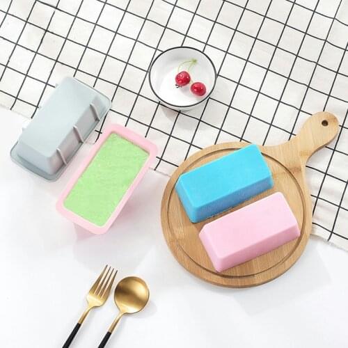Single Hole Silicone Cake Mold DIY Soap Form Cake Pan Ice Bread Pudding Moulds Cake Decorations
