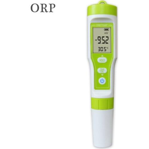 ORP-100 Water ORP PH Meter Digital Water Quality Monitor Detector LCD Pen Type ORP Temp Sensor Analyzer with Backlight Tester