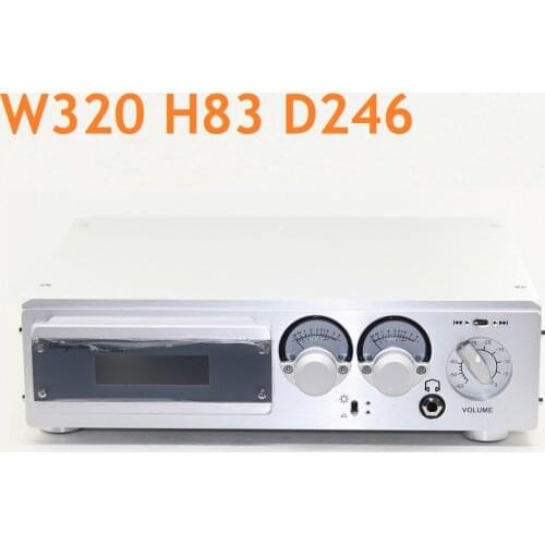 Size W320 H83 L246 Amplifier Case BZ3208N UV Meter Precision Aluminum Power Amplifier Preamp Chassis