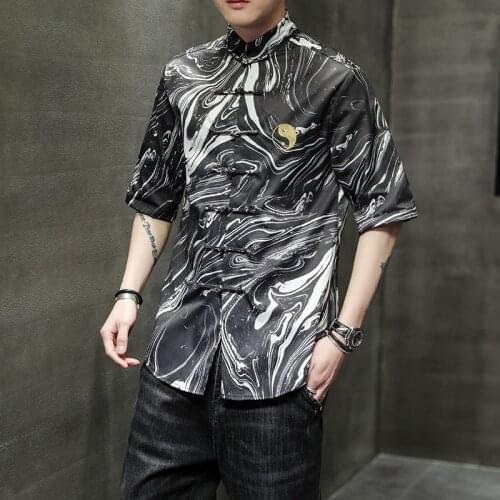 Traditional Chinese Clothing For Men Asian Clothes Tang Suit Cotton Linen Chinese Shirt MenS Tunic Kung Fu Asian Clothes KK3520