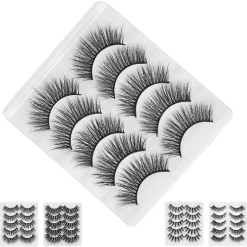 Fiber Fake Eyelashes Fake Eyelashes Lightweight and Portable for Home for Salon