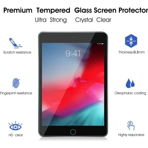 Tablet Tempered Glass Screen Protector Cover for Apple IPad Mini 1/ 2/ 3 7.9 Inch Full Screen Coverage Explosion-Proof Screen