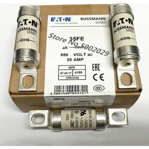 Free Shipping 10Pcs/lot New original American BUSSMANN Fast fuse BS88: 4 35FE 35A 690V FUSE