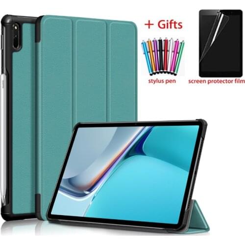 GLIGLE Auto-Sleep/Wake Magnet Case For Huawei MatePad 11 Cover Shell+Stylus+Screen Film