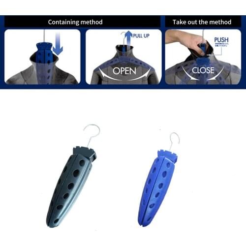 Multi-Purpose Swimming Suit Hanger Diving Hanger Holding BCD Snorkeling Wetsuit Drysuit Folding Outdoor Travel Coat Hanger
