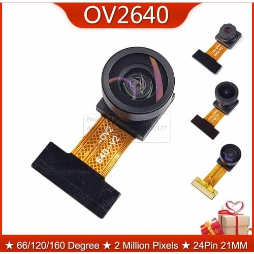 OV2640 21MM Camera Module for ESP32-CAM Camera Module 66 120 160 Degree Next 850nm Night Version 24PIN 0.5MM Pitch