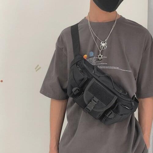2021 mens waterproof chest bag travel sports hip hop bag shoulder bag messenger bag gift bag
