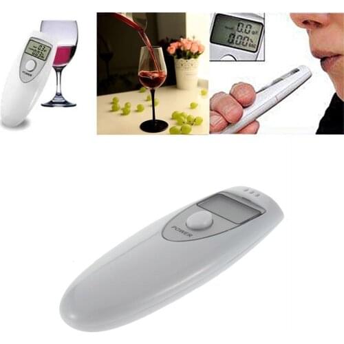 Drop shipping Professional Pocket Digital Alcohol Breath Tester Analyzer Detector Test Testing PFT-641 LCD Display