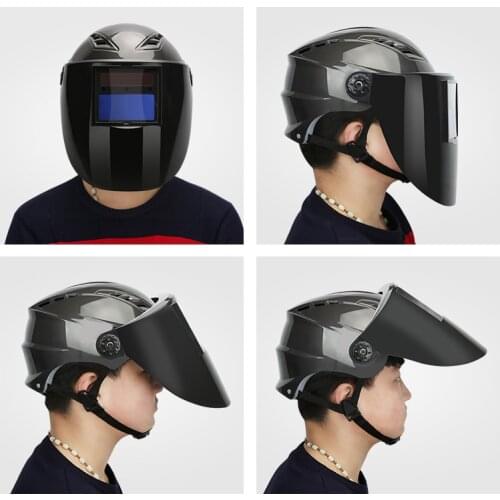 Solar Powered Automatic Darkening Welding Helmet Adjustable Shade Range for TIG MIG MMA ARC MAG Electric Welder Mask Cap PM014