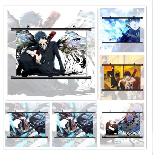 WTQ Blue Exorcist Okumura Yukio Rin Anime Retro Poster Canvas Painting Anime Posters Wall Decor Wall Art Picture Home Decor