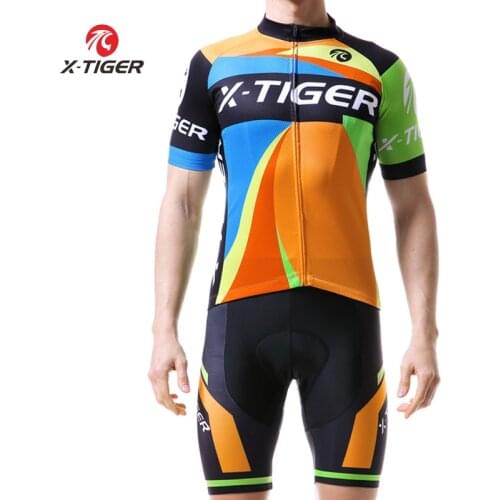X-Tiger 2019 Racing Bicycle Clothing Cycling Jersey Set MTB Bike Sportswear Clothes Maillot Ropa Ciclismo Hombre Cycling Set