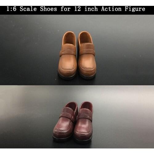 1:6 Female Fashion Casual Women Girl Shoe Japanese Leather Shoes For 12" Action Figures Body Doll Accessories Toy