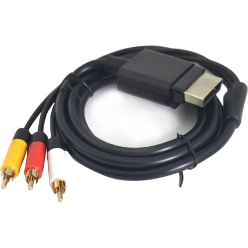 1.8M/6ft VGA Component Audio Cable Cord Wire Line HD VGA AV Cable & 2RCA for Xbox 360