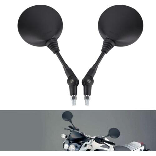 1 Pair of Universal Rearview Mirrors Motorcycle Motorbike Rearview Side Mirrors Back Rear View Mirrors With Matching Screw