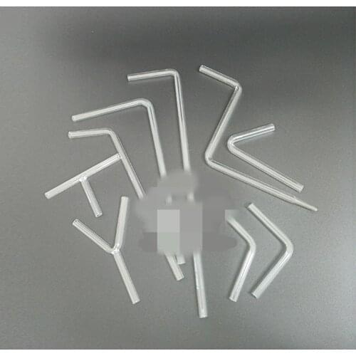 2pcs/lot Y-type Glass Connector Tube pipe lab Hose junction tubing