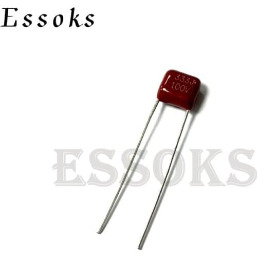 20PCS 100V333J 0.033UF Pitch 5mm 33NF 100V 333 333J CBB Polypropylene film capacitor