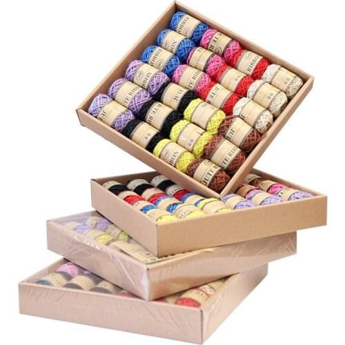 24pcs 1.5mm Wide Color Jute Twine Natural Jute String Twine String for Artworks, DIY Crafts Gift Wrapping and Embellishments