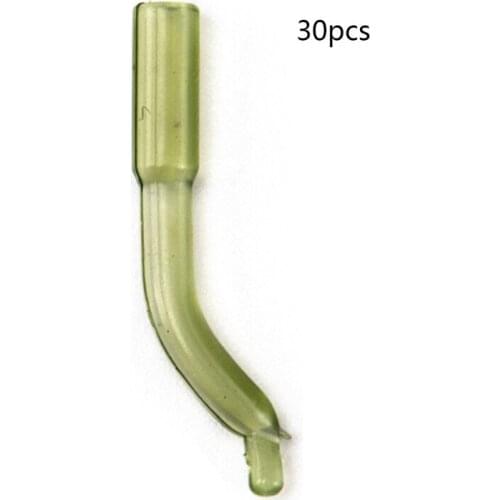 50pcs Carp Fishing Accessories Hook Sleeves kicker Style Size Line Aligner Hair Rigs Terminal Tackle Po-p Up Boilie