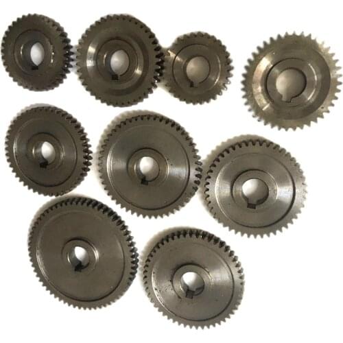 9Pcs/Set CJ0618 Household Small Lathe, Micro Lathe Gear, Metal Exchange Gear