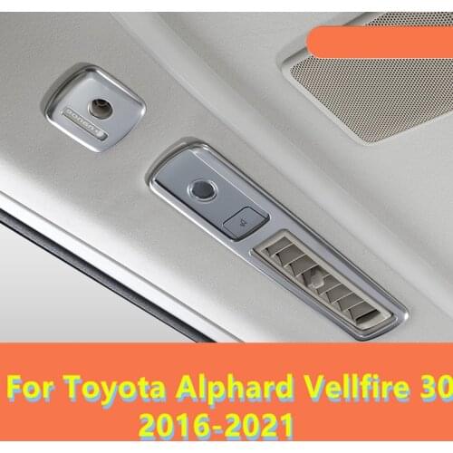 Car accessories Air Conditioning Outlet Decorative frame car interior accessories For Toyota Alphard Vellfire 30 2016-2021