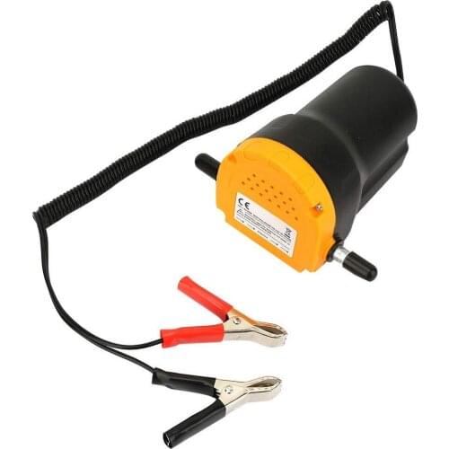 Car Engine Oil Pump 60W 12V Electric Oil/Diesel Fluid Sump Extractor Scavenge Exchange Fuel Transfer Suction Pump Boat Motorbike