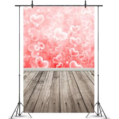 Glitters Light Bokeh Love Photography Backgrounds Wood Floor Birthday Party Decor Backdrops Wedding Photophone For Photo Studio