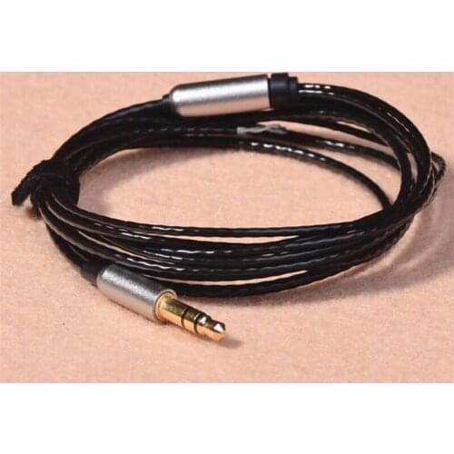 DIY Earphone Wire Silver Plated Cable 14 core 1.2meter 1pcs