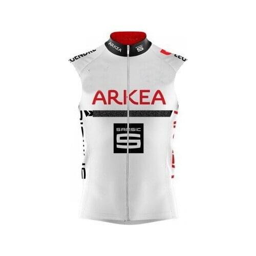 2019 ARKEA SAMSIC Team Summer Sleeveless Cycling Vest Mtb Clothing Bicycle Maillot Ciclismo Bike Clothes