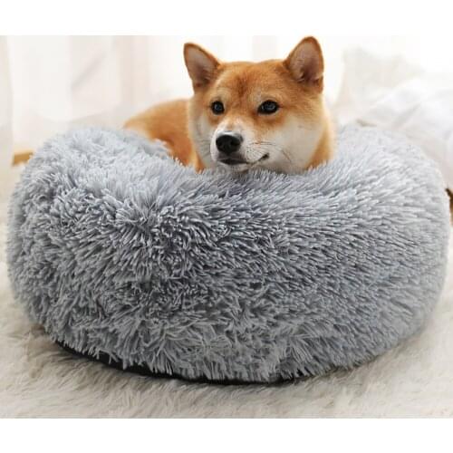 Cat Bed Washable Pet Dog Bed Dog Round Breathable Lounger Sofa Cat Bed For Cat Dogs Super Soft Plush Pads Dogs Mat House