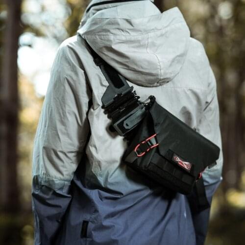 Foxbat dynamics LEG-25 raven mod messenger bag xpac magnetic fidlock buckles techwear accessories tactical