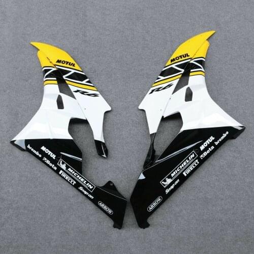 Left & Right Batwing Fairing Bodywork Part Fit For YAMAHA YZF R6 2006 2007
