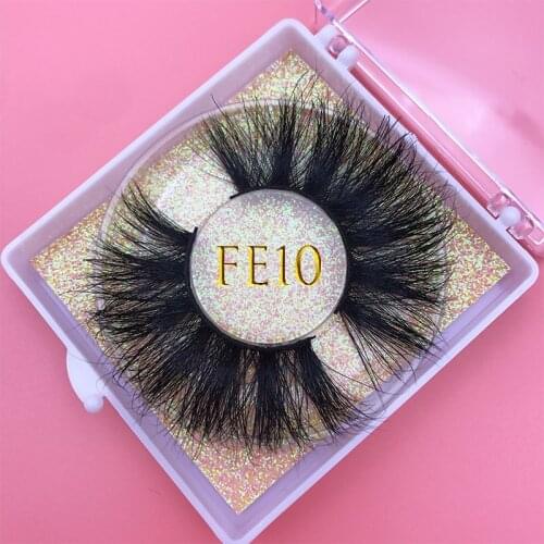 MIKIWI 25mm 3DMink Lashes FE10 Natural Long soft and Thick False Eyelash Volume Fake Lashes Makeup Extension Eyelashes maquiagem