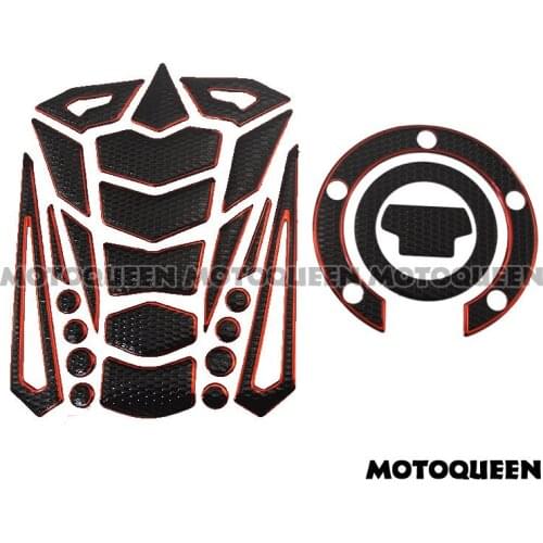 Motorcycle Fuel Gas Tank Cap Cover Pad Protector Stickers Decals for YZF-R1 YZF-R6 YZF1000 YZF600 FZ1N FZ6N FZ6R BT1100 XJ6 FZ1S