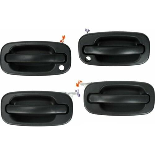 Exterior Door Handle Fit for 2004-2006 Chevrolet Silverado 1500 Set of 4 15034985 15034986 15721572 15721571