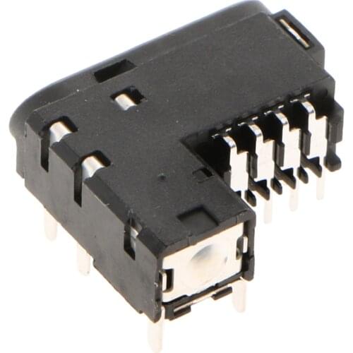 Headphone Headset Earphone Jack Port Socket 3.0/4.0/5.0 Connector Repair Parts for Playstation 4 PS4 Controller Pack of 1