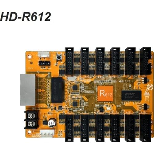 Receiving card The R612 is a dedicated receiving card for the module with LS9929/9919 chip. on-board 12*HUB75E ports