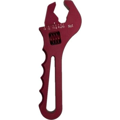 Adjustable Wrench, an Wrench, Aluminum Wrench Hose Fitting Tool Aluminum Spanner AN3-AN16