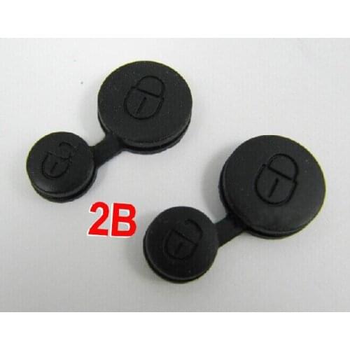 Replacement Rubber Button Pad For Citroen Elysee Remote Key 2 Button 5PCS/lot