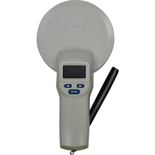 134.2khz Handheld Animal Rfid Reader Fdx-b Dog Cat Fish microchip scanner with high-light OLED screen and Bluetooth port ST03
