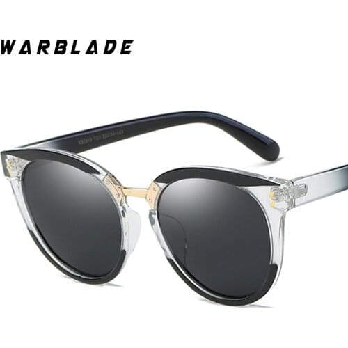 WarBLade Polarized Ladies Sunglasses Vintage Round Sun Glasses Male Plastic Frame Pink High Quality Brand Designer De Sol Gozluk