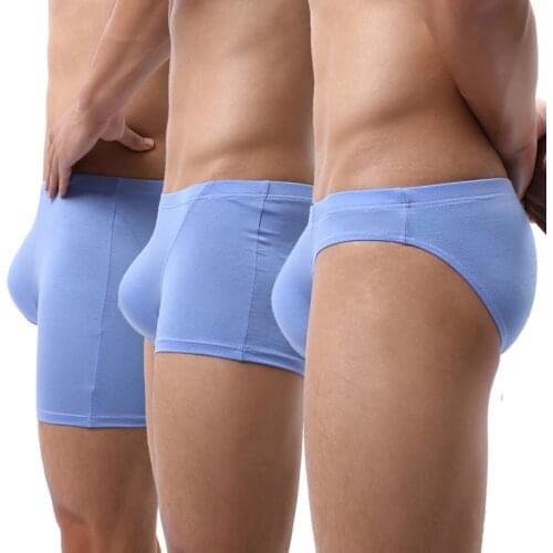 Mens Bamboo Fiber Boxers shorts Underwear U Convex Male Long Boxer European size Homme Slip Panties Long Leg Underpants Hombre