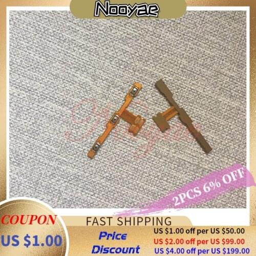 Y7Prime2018 Power on off Volume Up Down Switch Key Button Flex Cable For Huawei Y7 2018 Replacement + Tracking