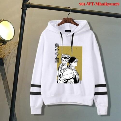 Harajuku Hooded Women Sweatshirt 2021 New Haikyuu!! Cool Fashion Adult Girls Pullovers Casual Hoodies High Quality Sweatshirts