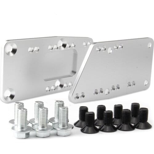 1Set Car Billet LS Engine Mounts LS Swap Kit LS Motor Mount LS Adapter Plates LS1 LS3 LS2 parts Adjustable mounting plate
