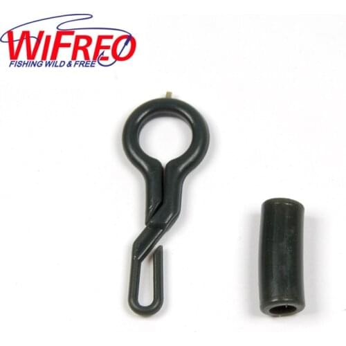 [10 PCS] Green Color Fishing Sinker Weight Clip Carp Fishing Hair Rig Accessory Lock [LYPJ-001]