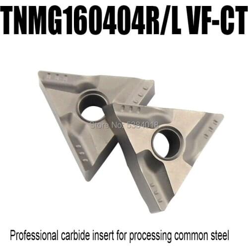 TNMG160404 R/L VF-CT Boring Bar External Turning tool Cermet inserts blade Turning cutting tools for Commom steel High finish