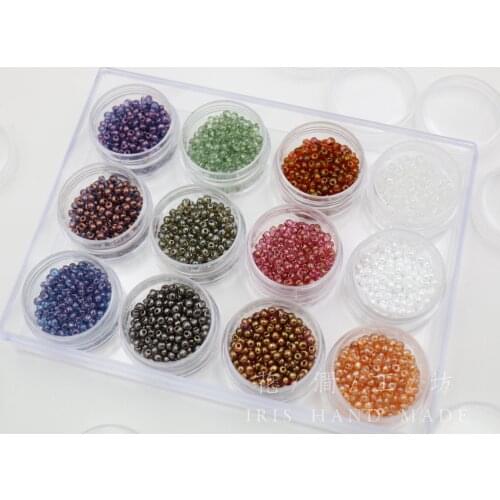 Imported From Japan MGB Drop Bead 3.4mm Retro Color Embroidered Decoration