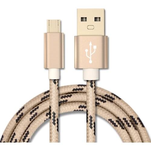 Durable Braided Fabric 2A 0.25CM 1M 2M 3M Micro USB Cable Fast Charging Data Cables For Samsung Huawei Xiaom android smart phone
