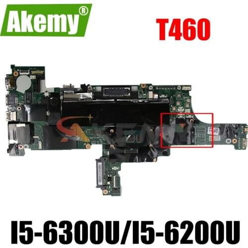 Laptop motherboard For LENOVO Thinkpad T460 Core I5-6300U SR2F0 Mainboard 01AW336 BT462 NM-A581 Tested 100